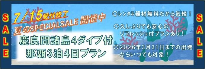 沖縄本島|大幅値下げのTIME SALE 7/15受付終了!!