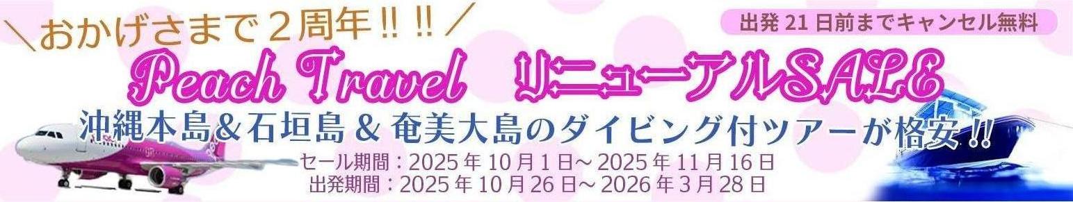 Peact Travel リニューアルSALE