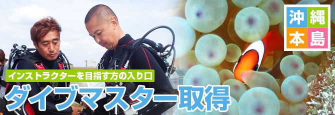 沖縄本島ダイブマスター取得