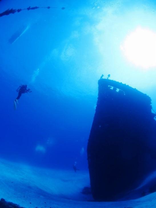 ロタ島 ダイビングポイント 松運丸（しょううんまる） 沈船