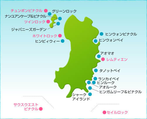 サムイ・タオ島地図